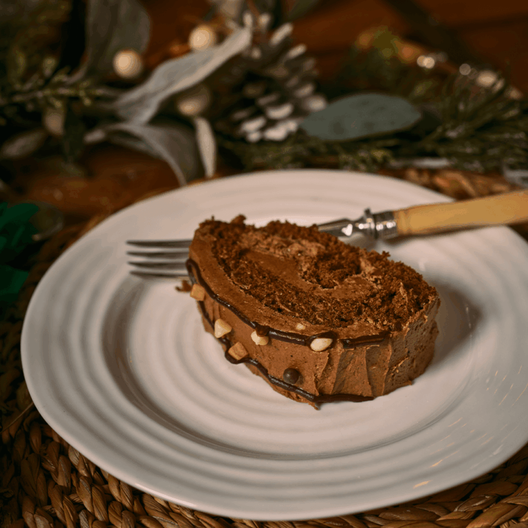 Indulgent Chocolate Roulade by Something For Supper