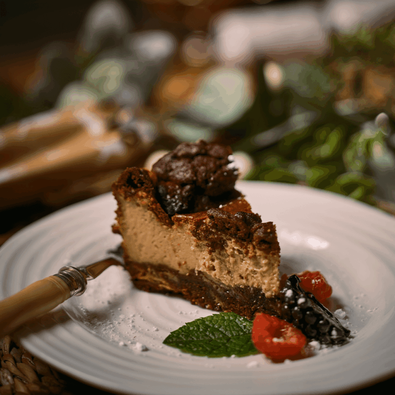 Chocolate Coffee Cheesecake by Something For Supper