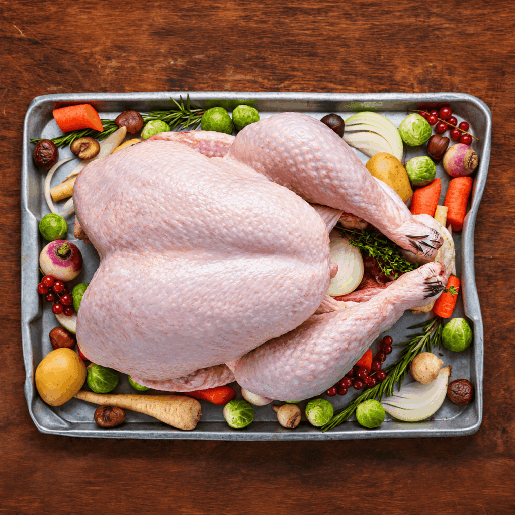 Thorners Raw White Whole Turkey