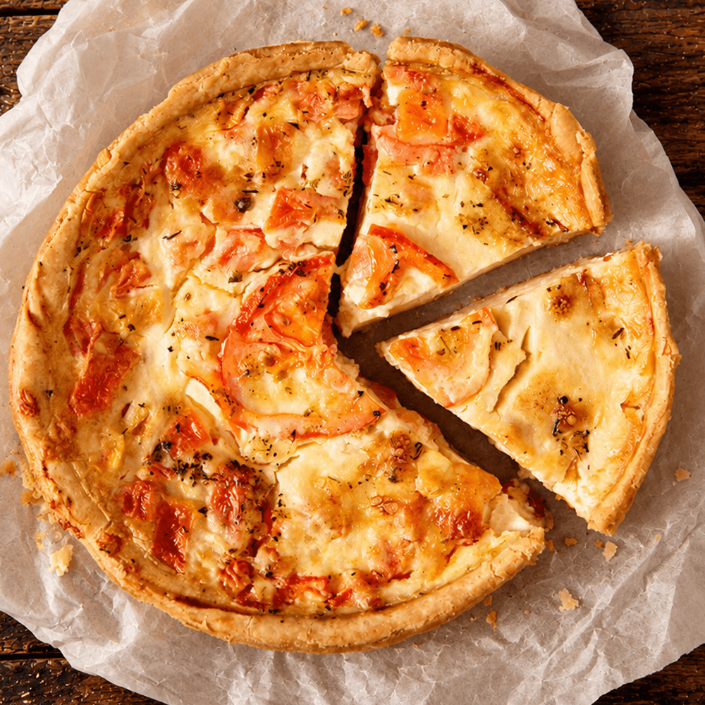 Thorner's Cheese & Tomato Quiche